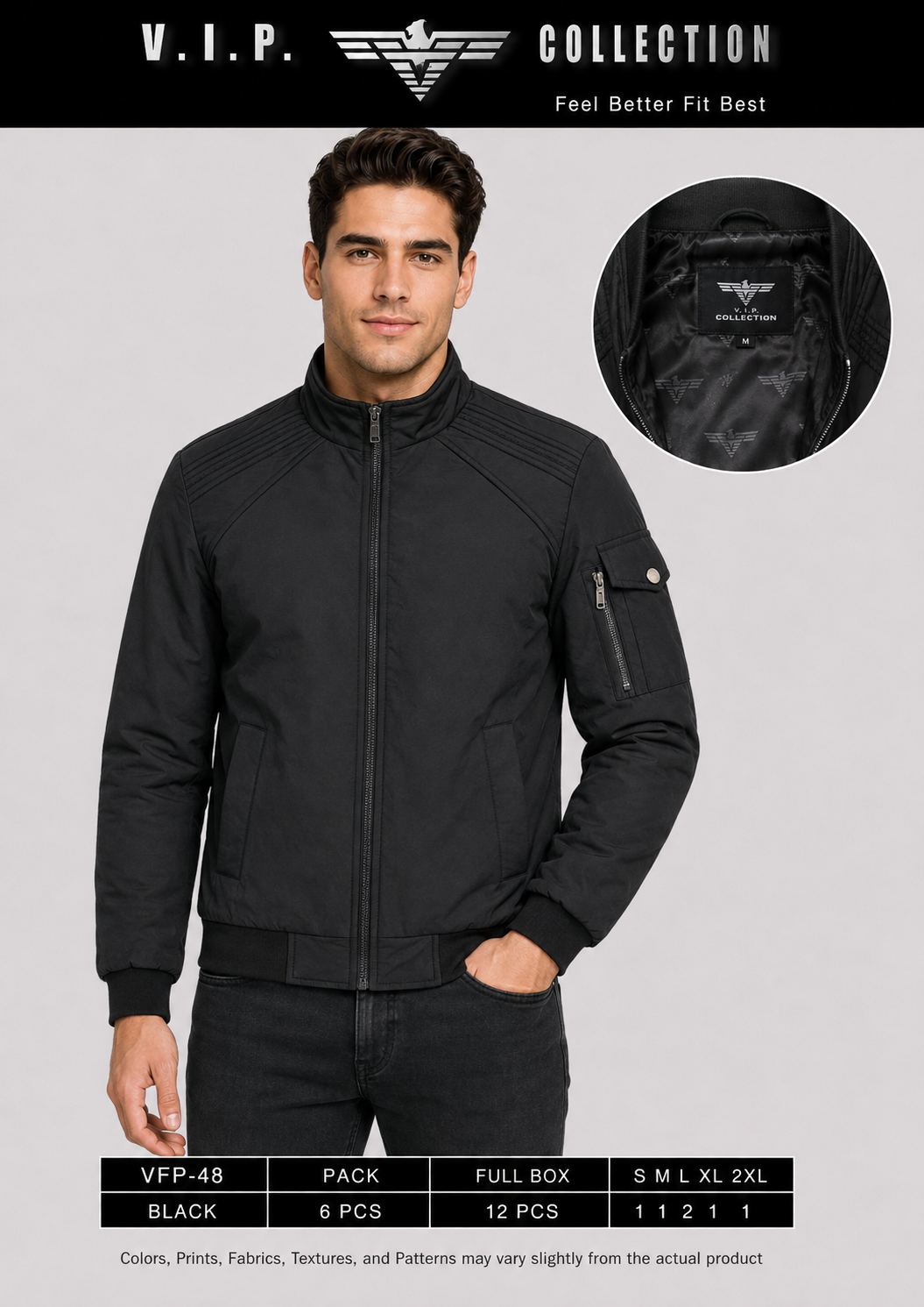 VFP-48  VIP COLLECTION JACKET- PER PREPACK