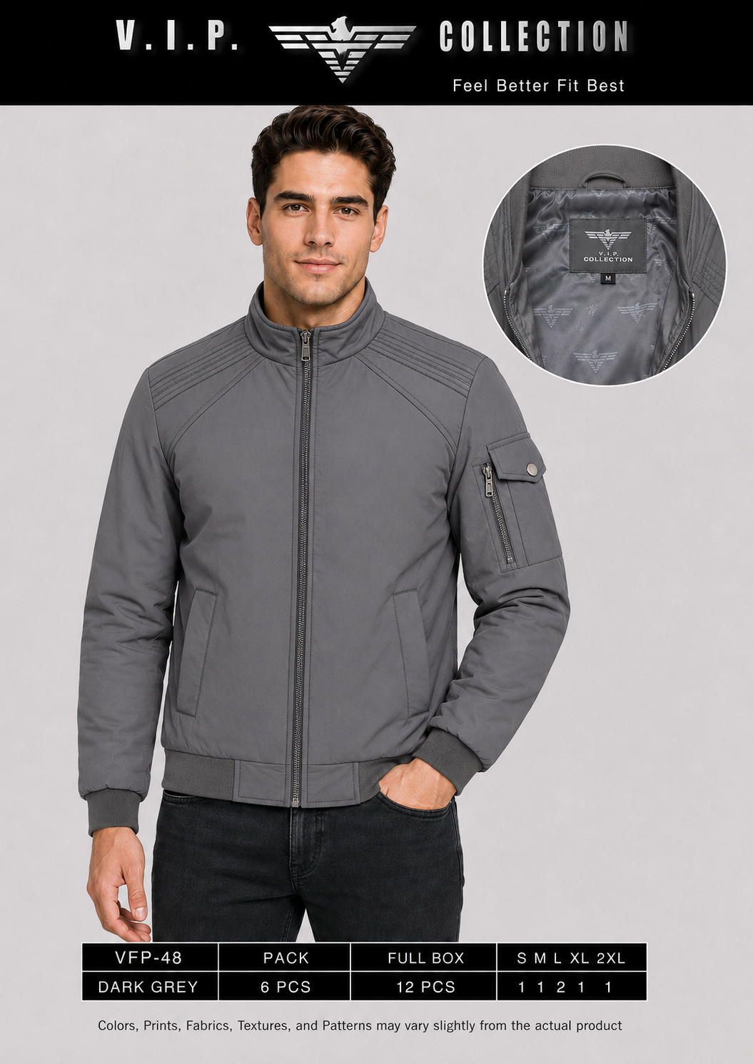 VFP-48  VIP COLLECTION JACKET- PER PREPACK