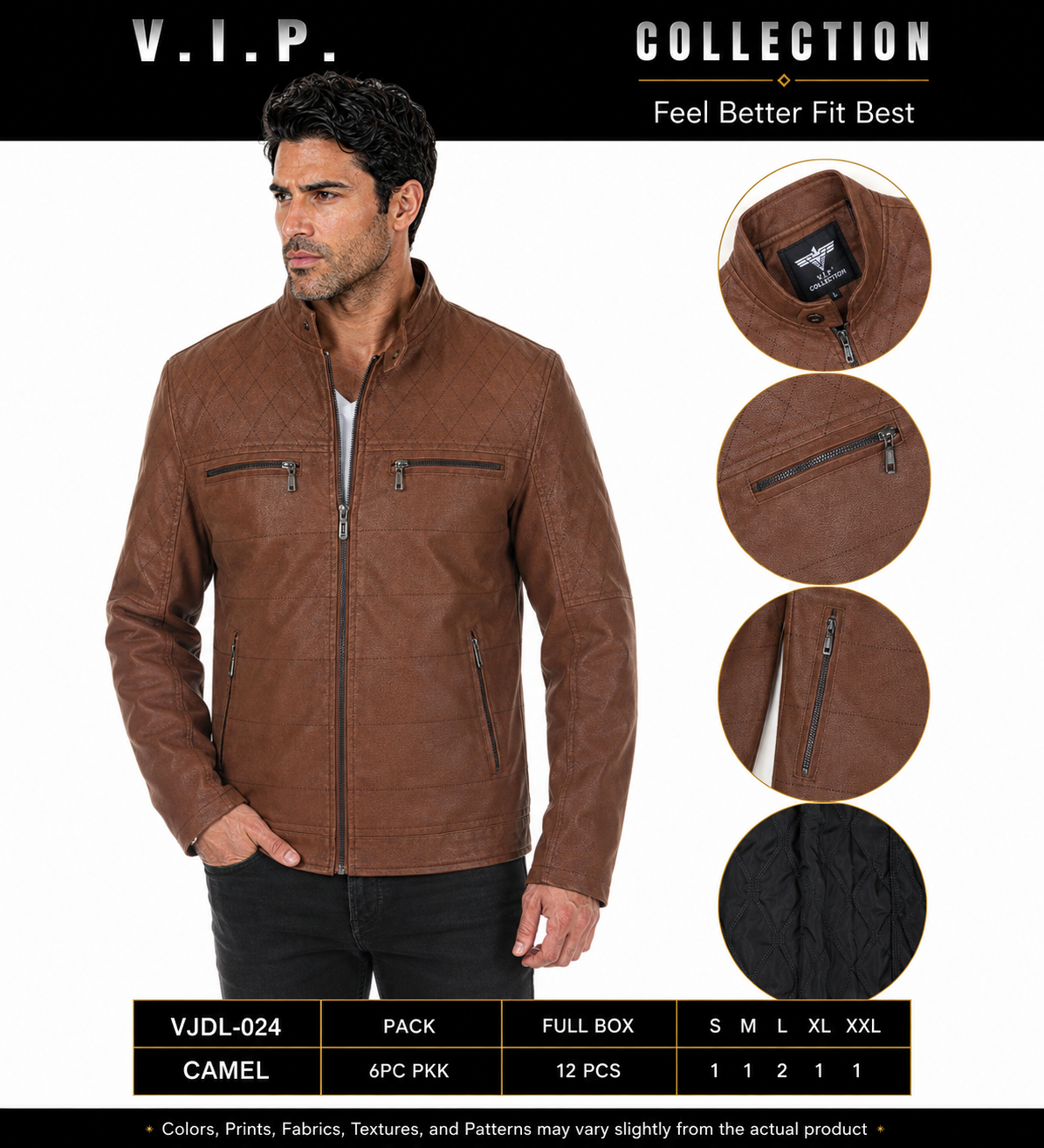 VJDL-024  VIP COLLECTION FANCY JACKET- PER PREPACK