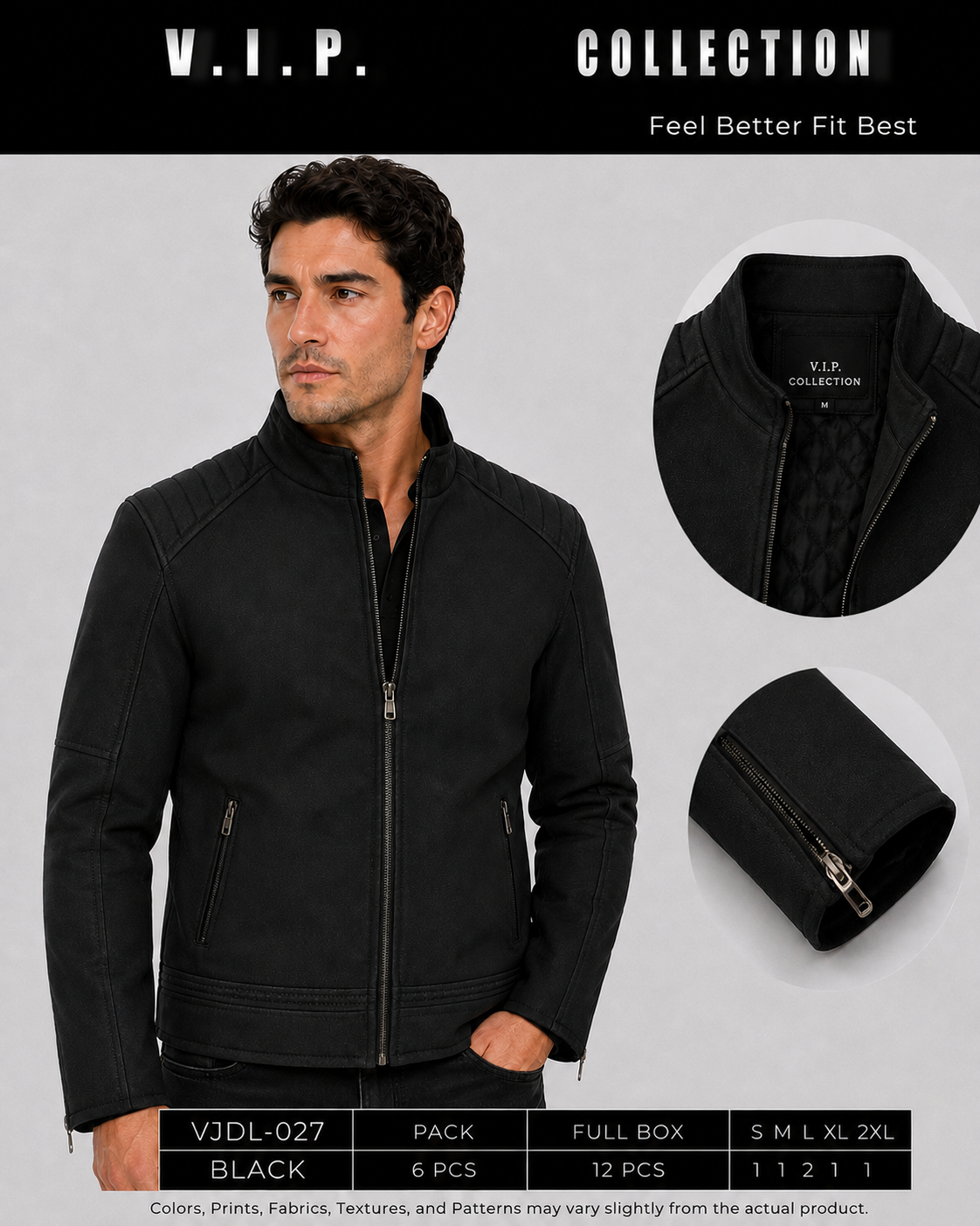 VJDL-027  VIP COLLECTION FANCY JACKET- PER PREPACK