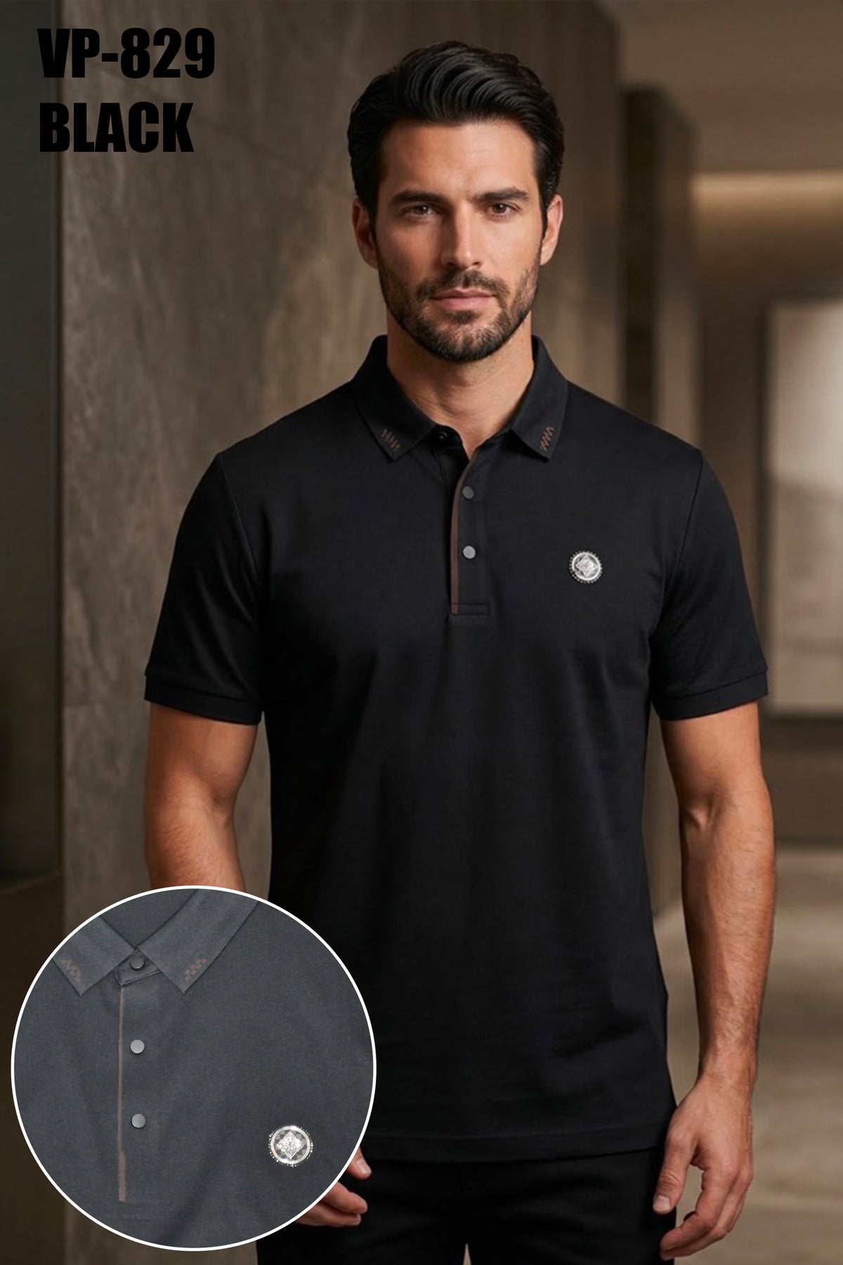 VP-829  V.I.P FANCY POLO