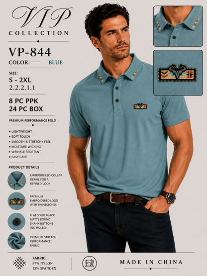 VP-844  V.I.P FANCY POLO