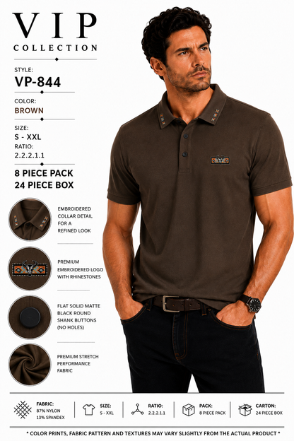 VP-844  V.I.P FANCY POLO