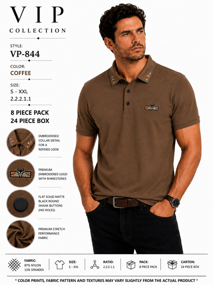 VP-844  V.I.P FANCY POLO