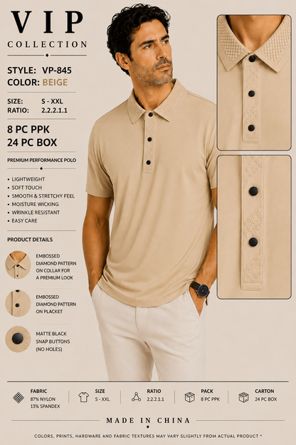 VP-845  V.I.P FANCY POLO