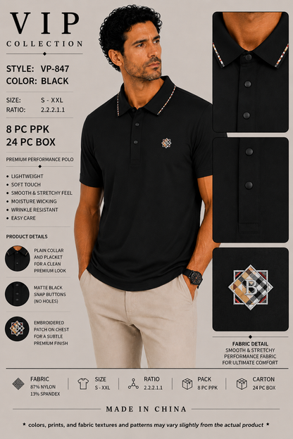 VP-847  V.I.P FANCY POLO
