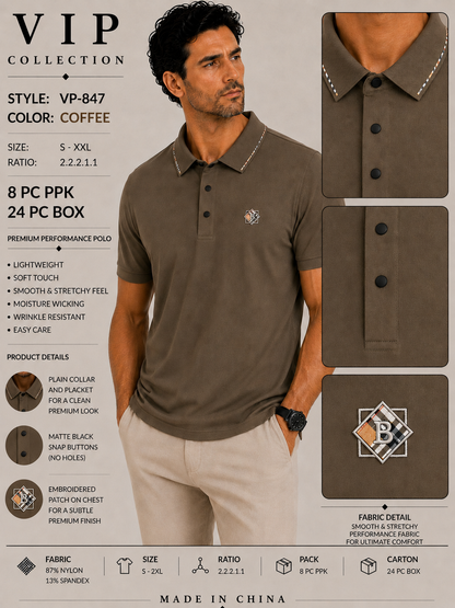 VP-847  V.I.P FANCY POLO