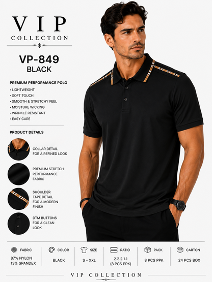 VP-849  V.I.P FANCY POLO