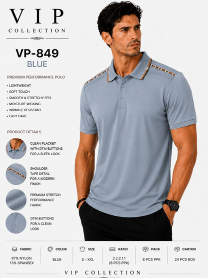 VP-849  V.I.P FANCY POLO