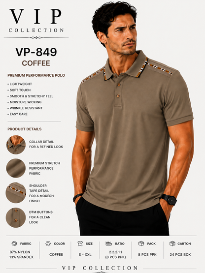 VP-849  V.I.P FANCY POLO