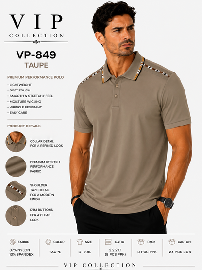 VP-849  V.I.P FANCY POLO