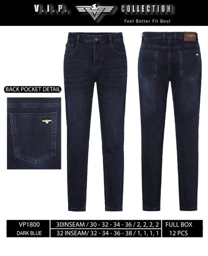 VP1800 - VIP COLLECTION FANCY DENIM - PER PREPACK