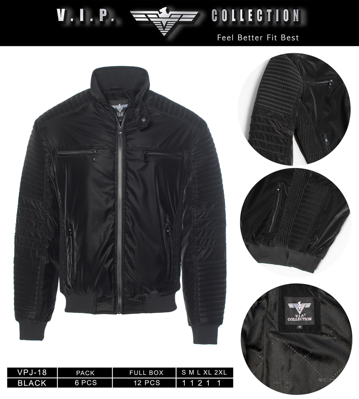 VPJ-18 VIP COLLECTION JACKET - PER PREPACKS