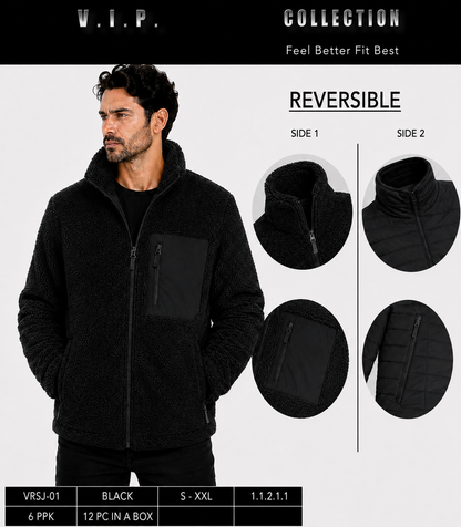 VRSJ-01 VIP COLLECTION SHERPA JACKET - PER PREPACK