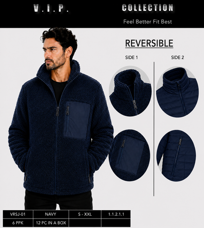 VRSJ-01 VIP COLLECTION SHERPA JACKET - PER PREPACK