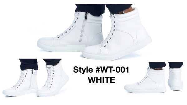 WT-001 WHITE COMFORTABLE SNEAKERS 12 PAIRS