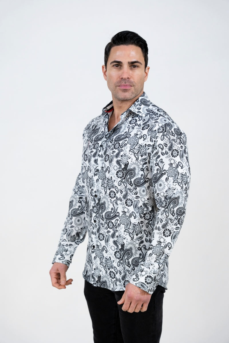 LSWP-181 PRINTED LONG SLEEVE SHIRT 8-PACK