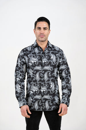 LSWP-182 PRINTED LONG SLEEVE SHIRT 8-PACK