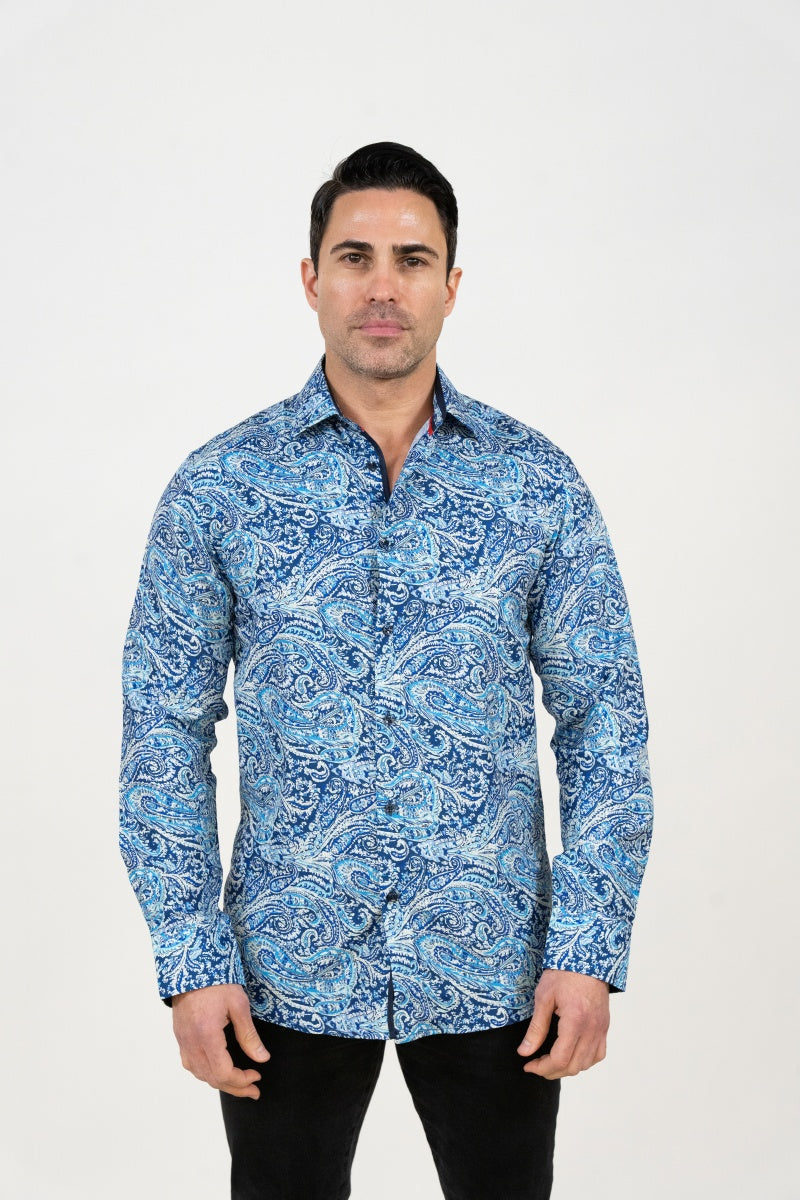 LSWP-183 PRINTED LONG SLEEVE SHIRT 8-PACK