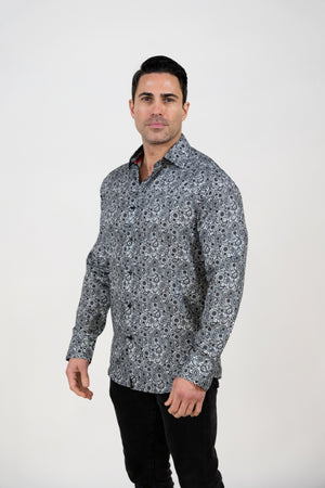 LSWP-189 PRINTED LONG SLEEVE SHIRT 8-PACK