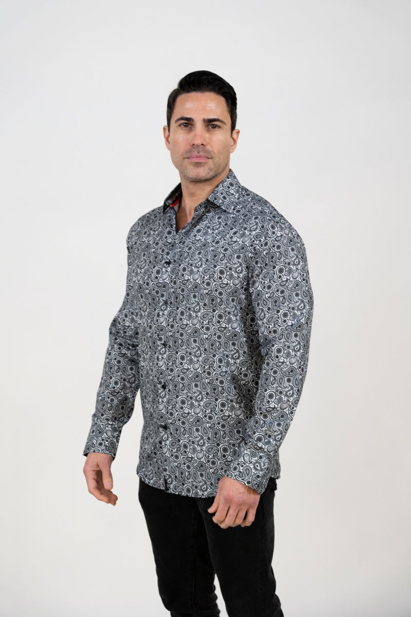 LSWP-189 PRINTED LONG SLEEVE SHIRT 8-PACK