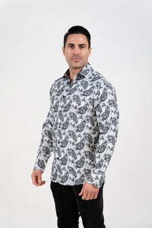 LSWP-190 PRINTED LONG SLEEVE SHIRT 8-PACK
