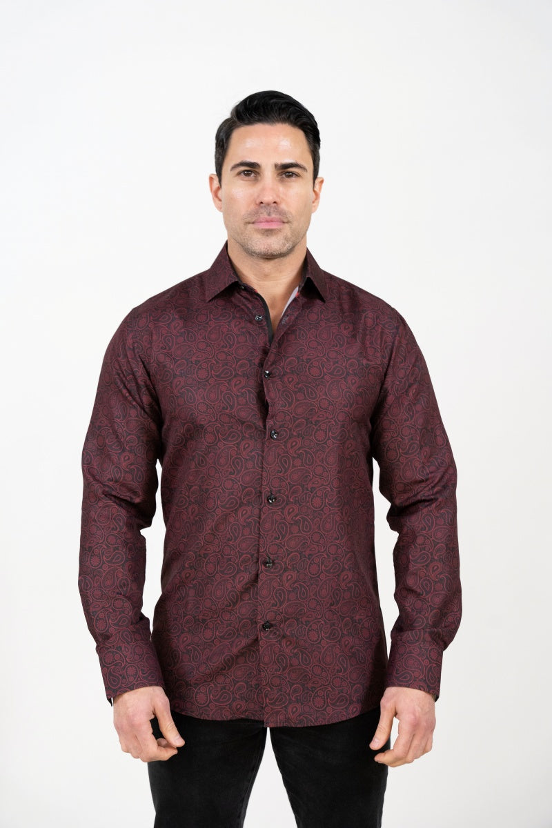LSWP-191 PRINTED LONG SLEEVE SHIRT 8-PACK