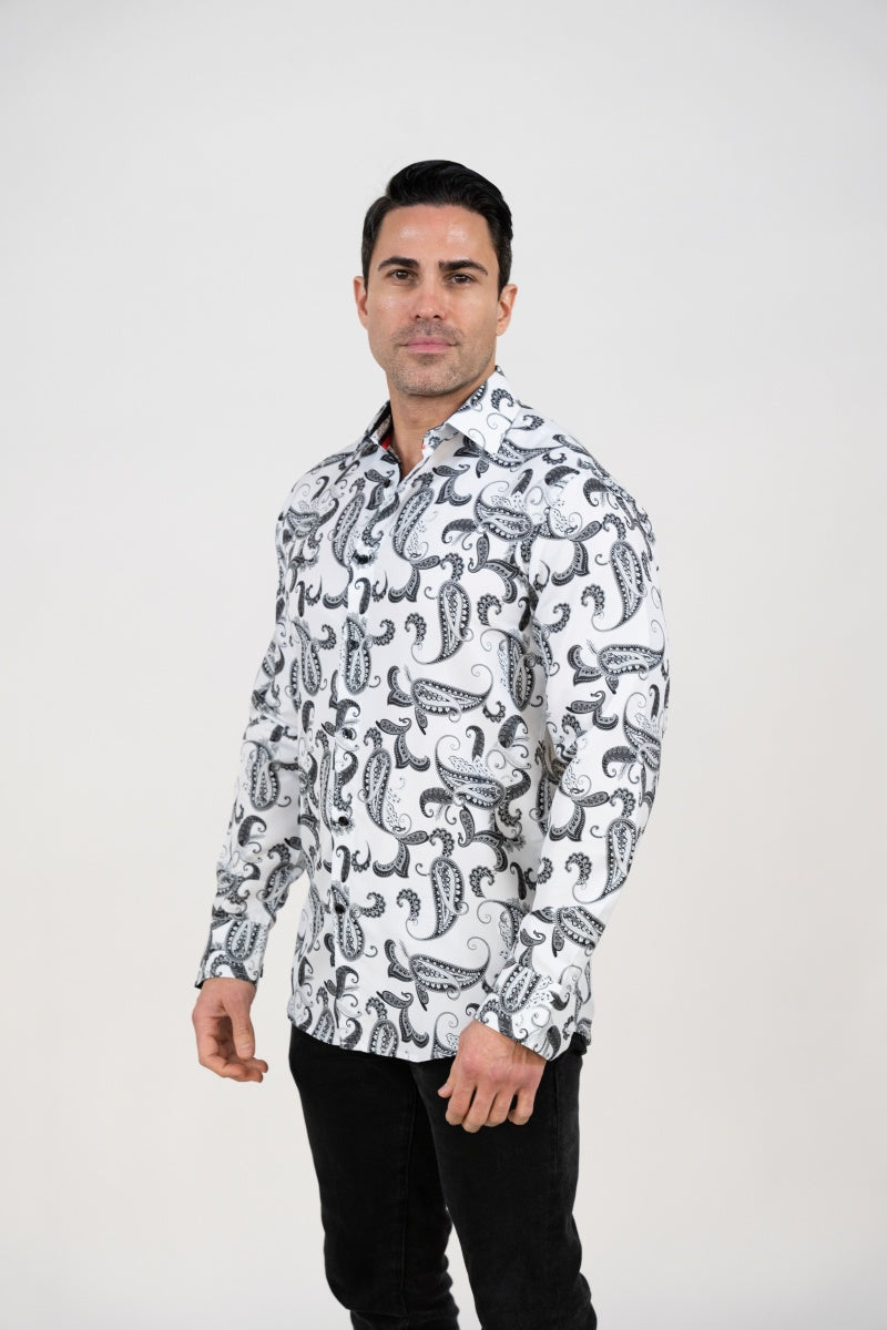 LSWP-202 PRINTED LONG SLEEVE SHIRT 8-PACK