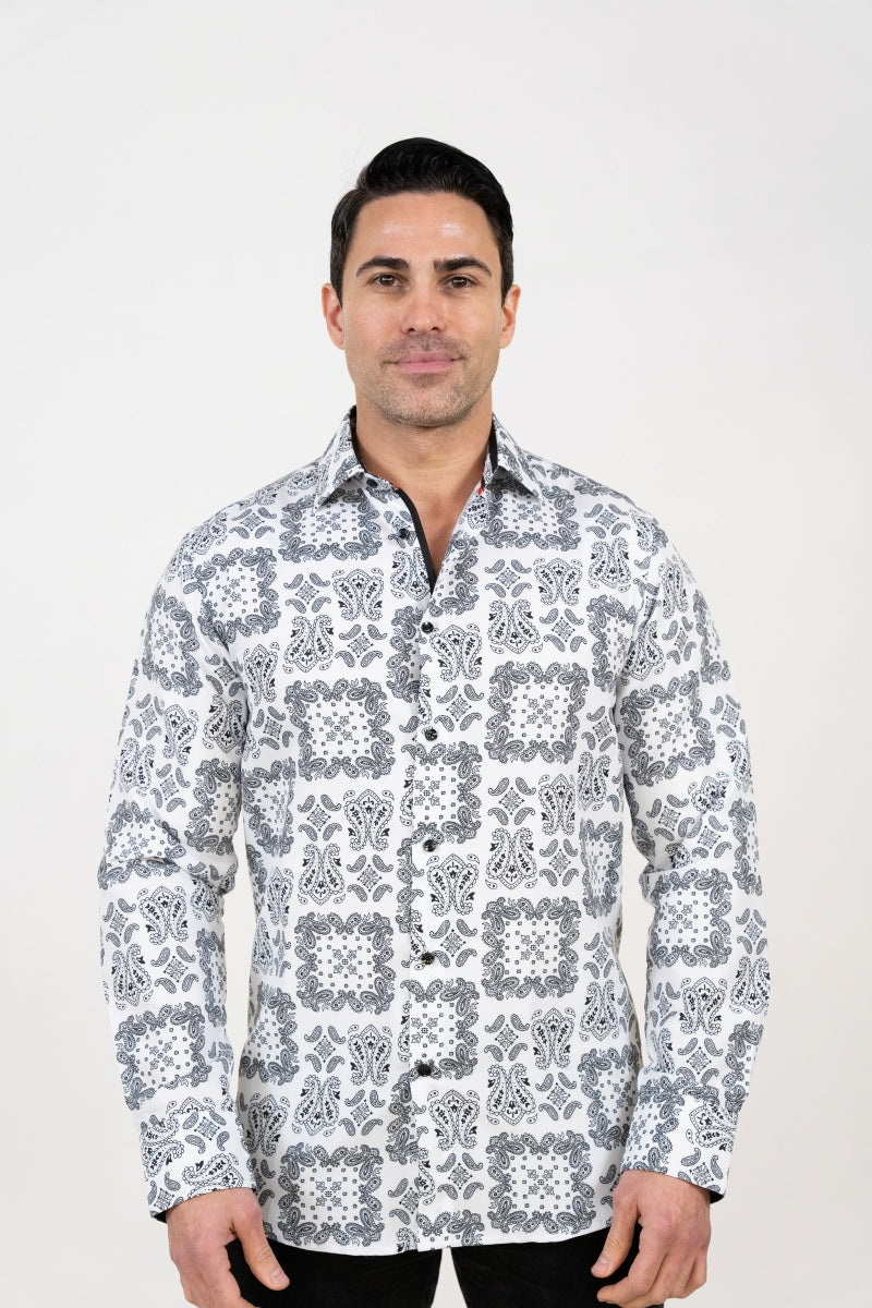 LSWP-205 PRINTED LONG SLEEVE SHIRT 8-PACK
