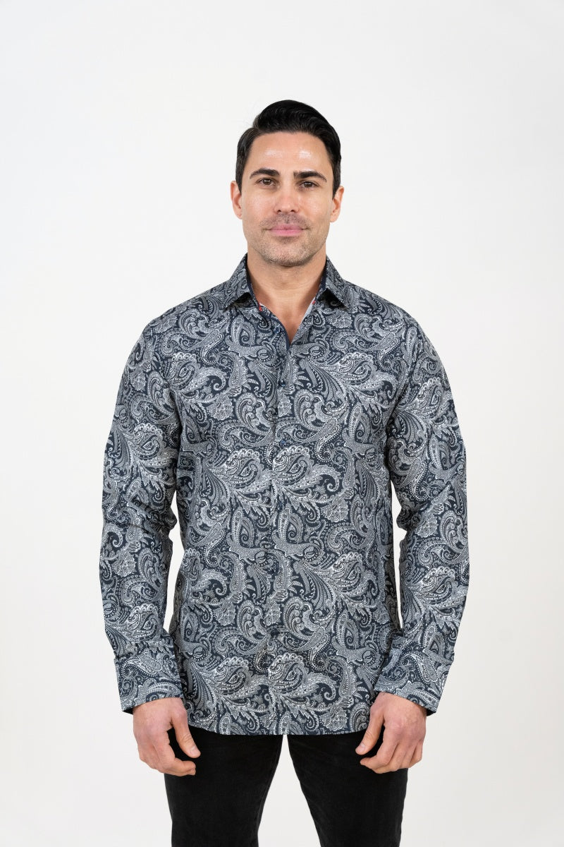 LSWP-206 PRINTED LONG SLEEVE SHIRT 8-PACK