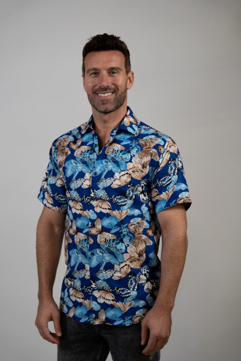 SST23-21 MEN'S TROPICAL SHORT SLEEVE SHIRT 8PK