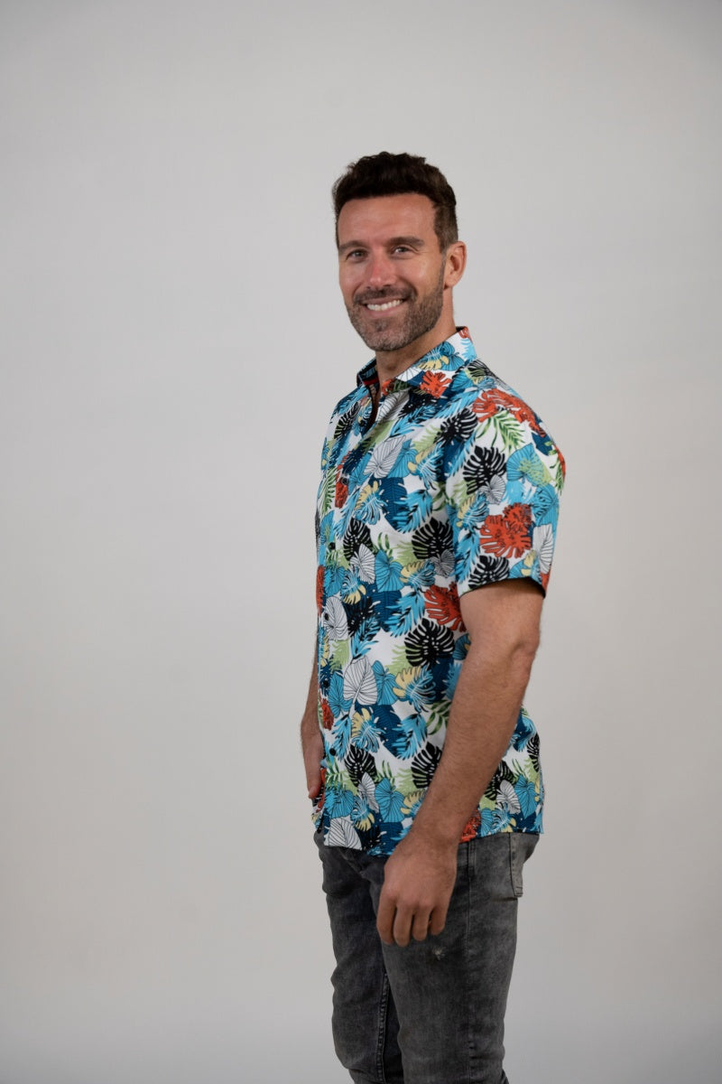 SST23-31 MEN'S TROPICAL SHORT SLEEVE SHIRT 8PK