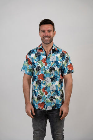 SST23-31 MEN'S TROPICAL SHORT SLEEVE SHIRT 8PK