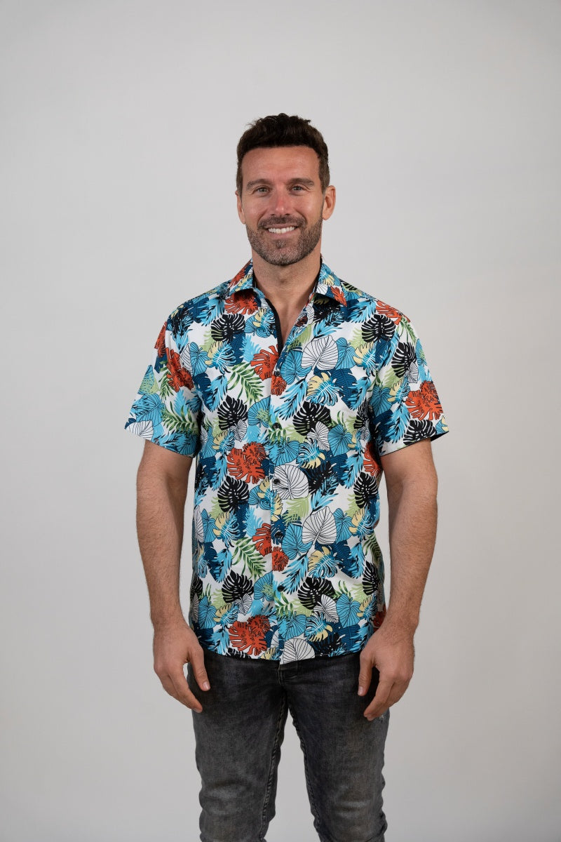 SST23-31 MEN'S TROPICAL SHORT SLEEVE SHIRT 8PK