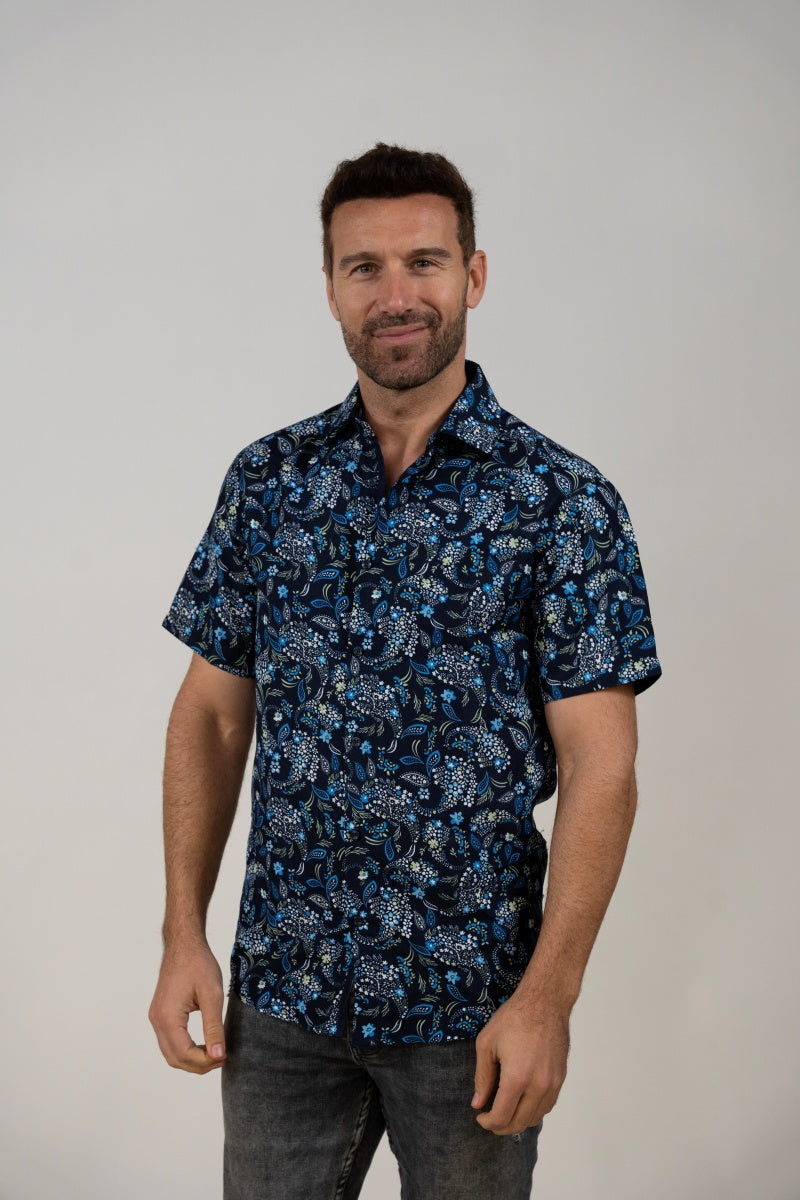 SST23-72 MEN'S TROPICAL SHORT SLEEVE SHIRT 8PK