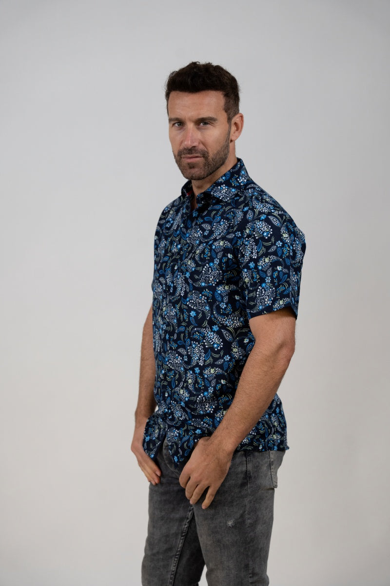 SST23-72 MEN'S TROPICAL SHORT SLEEVE SHIRT 8PK