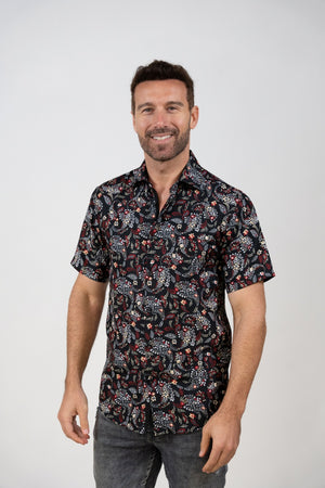 SST23-73 MEN'S TROPICAL SHORT SLEEVE SHIRT 8PK