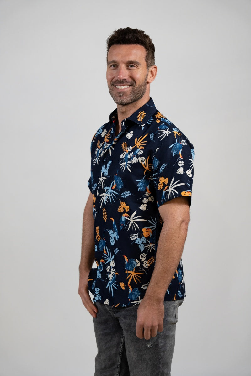 SST23-88 MEN'S TROPICAL SHORT SLEEVE SHIRT 8PK