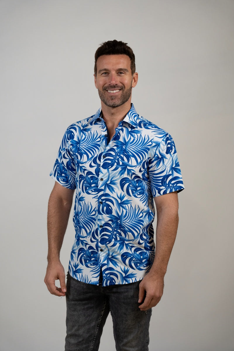 SST23-91 MEN'S TROPICAL SHORT SLEEVE SHIRT 8PK
